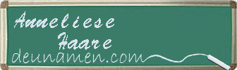 Anneliese Haare Visitenkarte